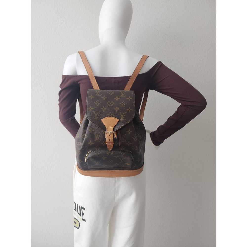 Louis Vuitton Montsouris Vintage leather backpack - image 5