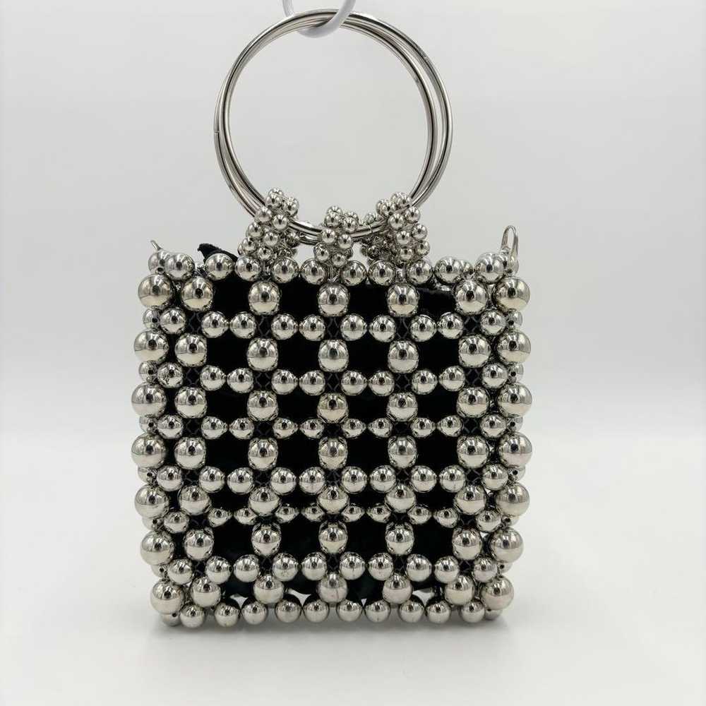 Brand new item: moussy silver beaded mini bag. - image 4