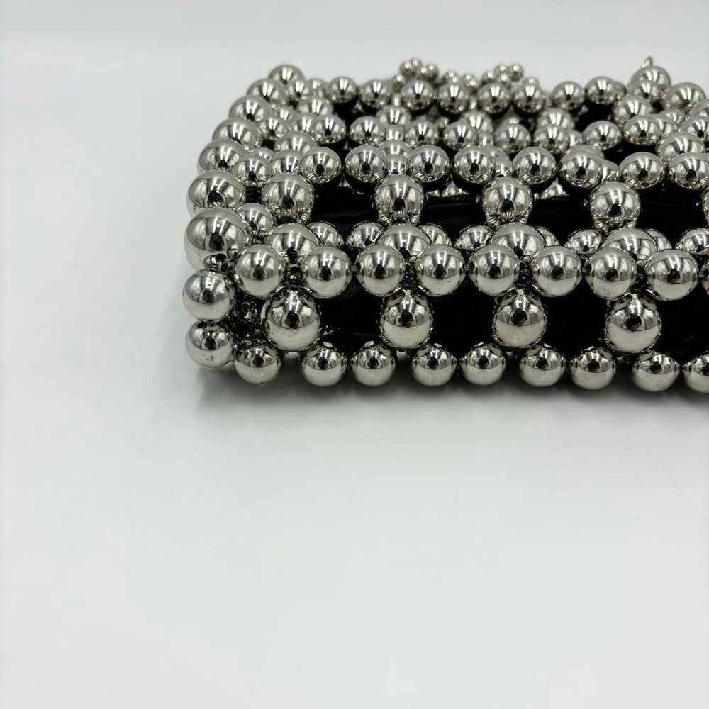 Brand new item: moussy silver beaded mini bag. - image 6