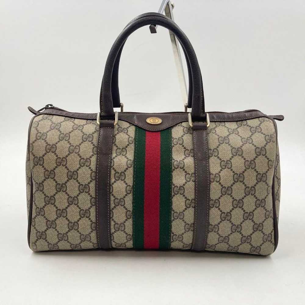 【Popular Model】Old Gucci Mini Boston Acceso Logo … - image 2