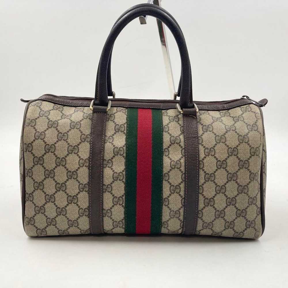 【Popular Model】Old Gucci Mini Boston Acceso Logo … - image 3