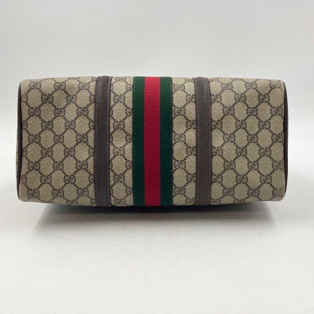 【Popular Model】Old Gucci Mini Boston Acceso Logo … - image 5