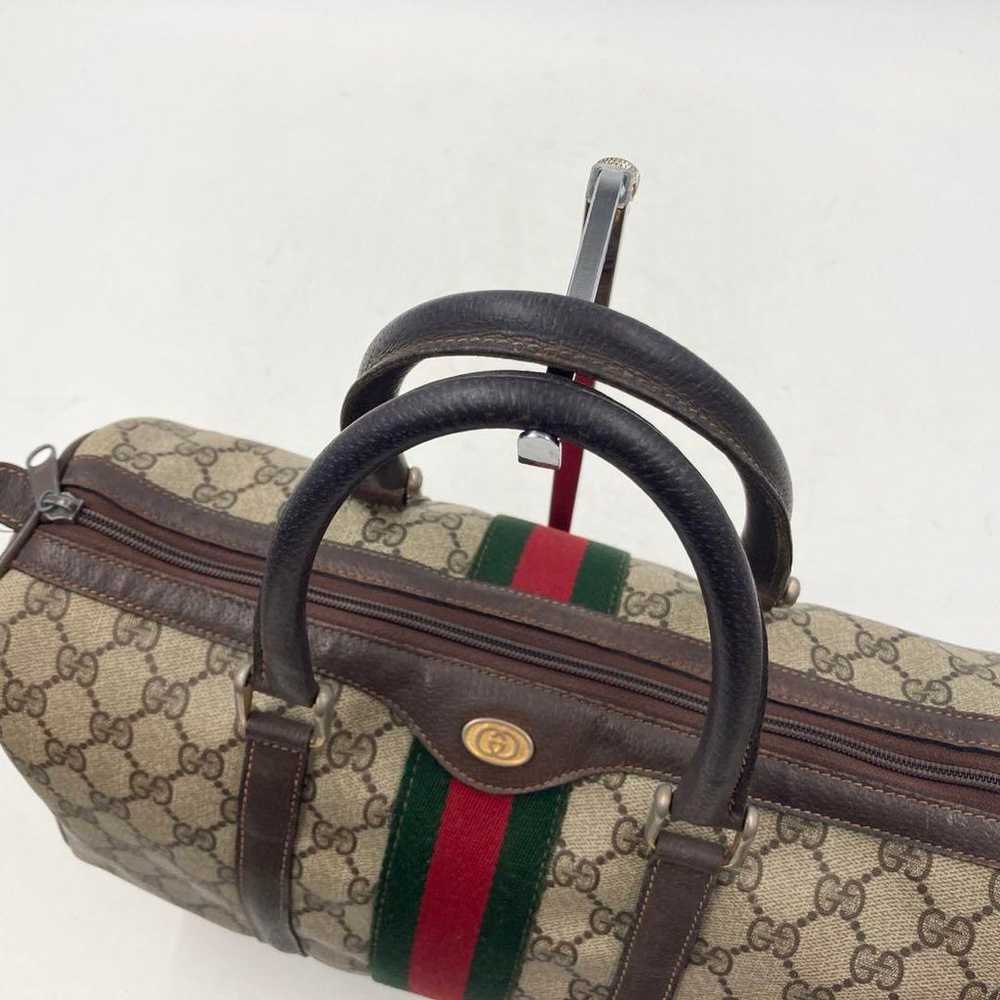 【Popular Model】Old Gucci Mini Boston Acceso Logo … - image 7