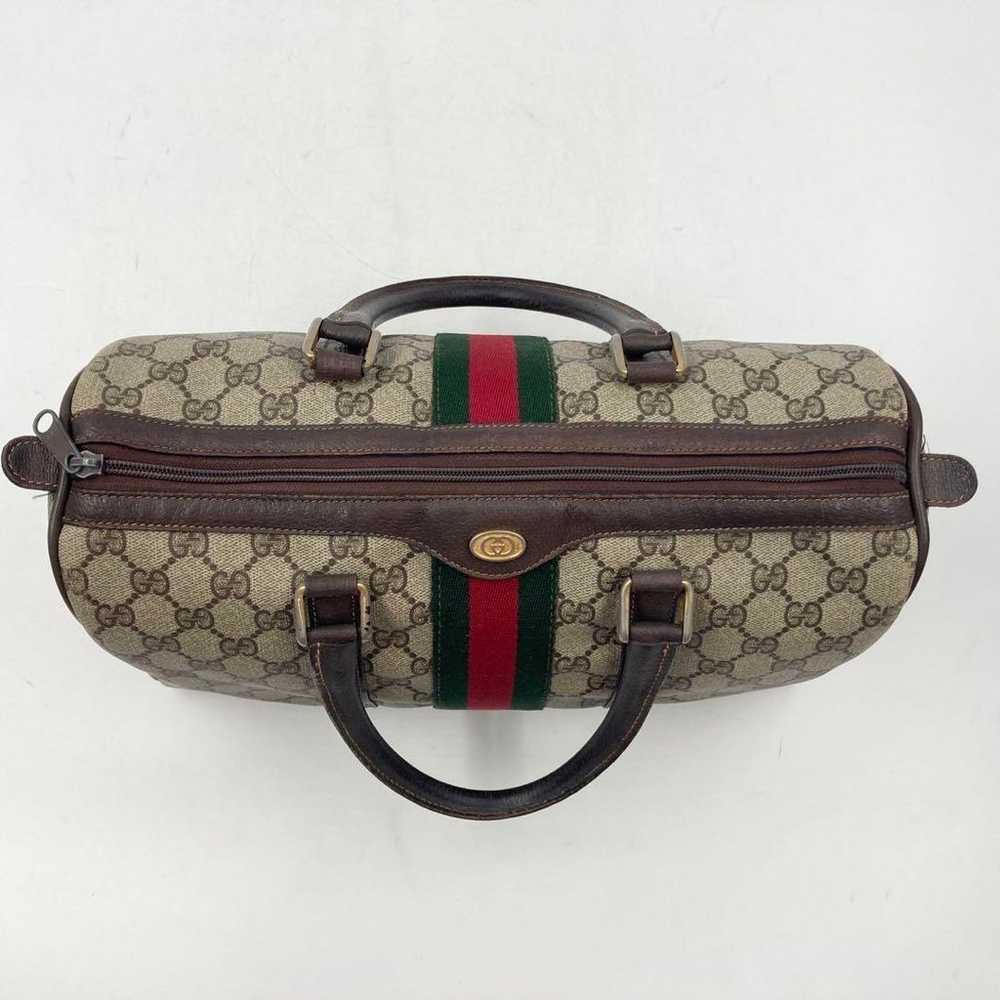 【Popular Model】Old Gucci Mini Boston Acceso Logo … - image 8