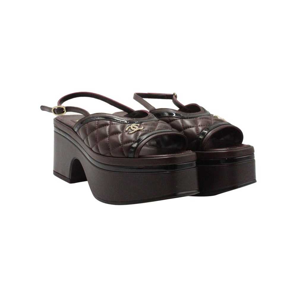 Chanel Leather sandals - image 2