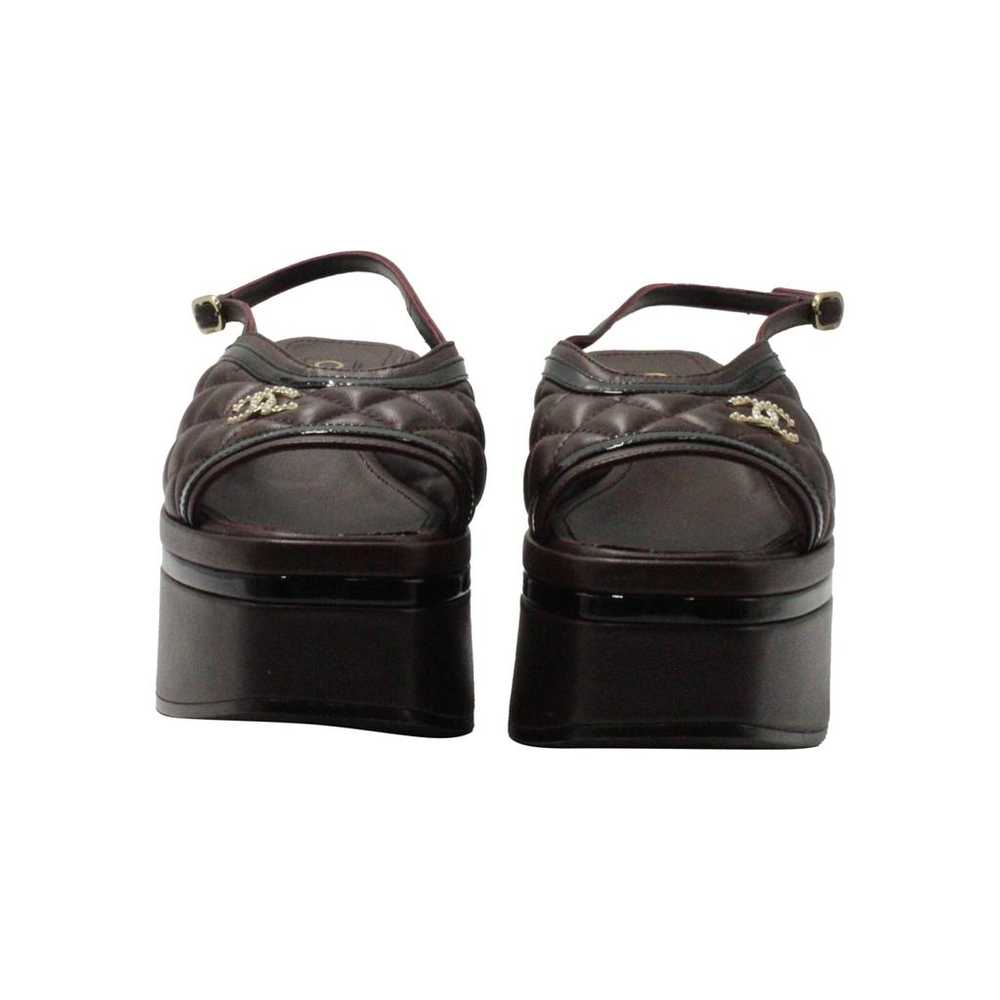 Chanel Leather sandals - image 3