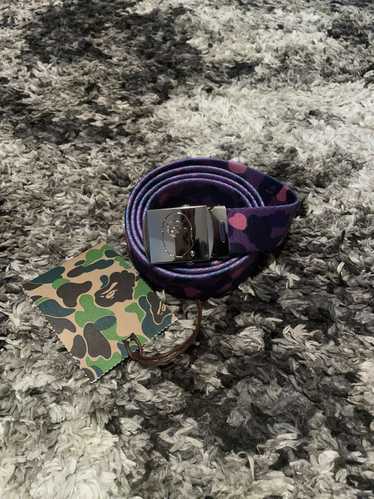 Bape Bape purple camo belt