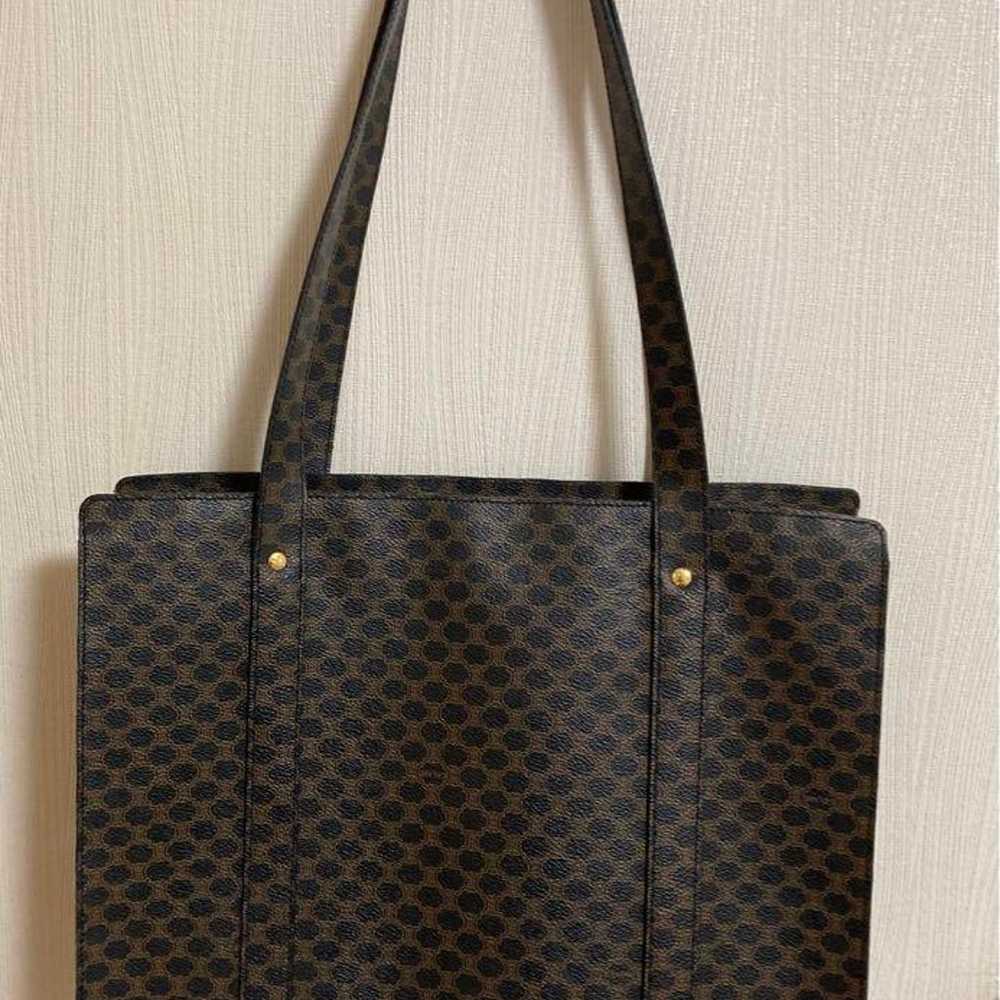 Celine Macadam PVC Leather Tote Bag - image 1