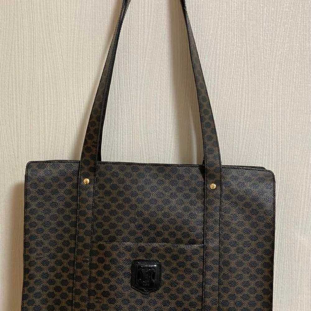 Celine Macadam PVC Leather Tote Bag - image 2