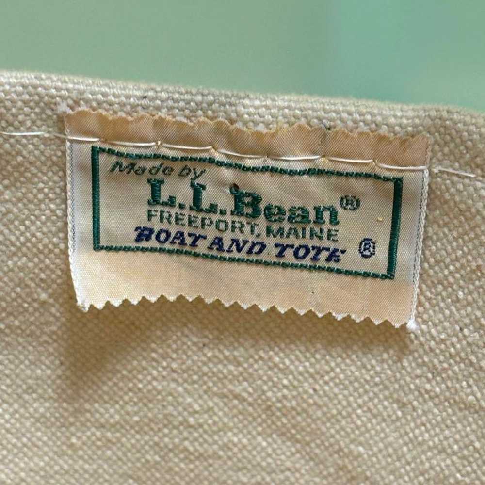 LL Bean vintage washed 80s green Giza tag without… - image 6