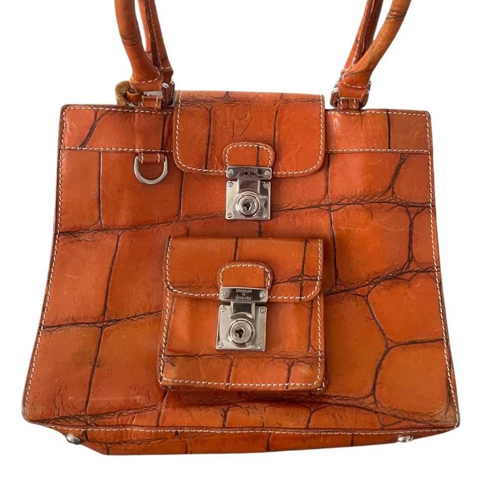 Dooney & Bourke Vintage Bayou Collection Crocodil… - image 11