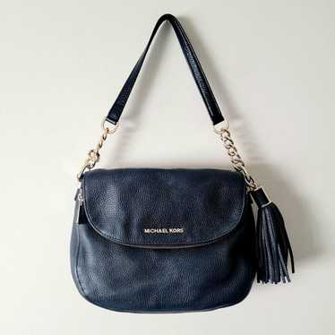 Michael Kors purse black tassel shoulder bag hobo… - image 1