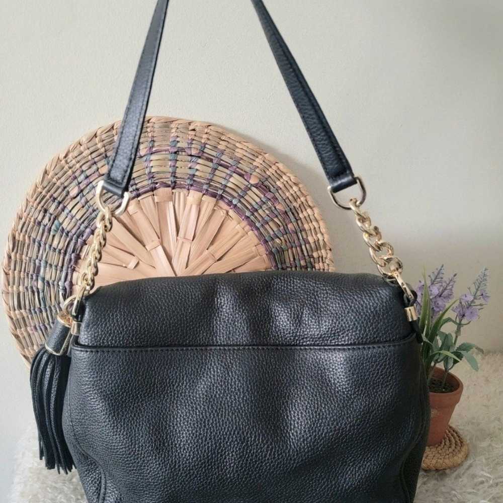 Michael Kors purse black tassel shoulder bag hobo… - image 5