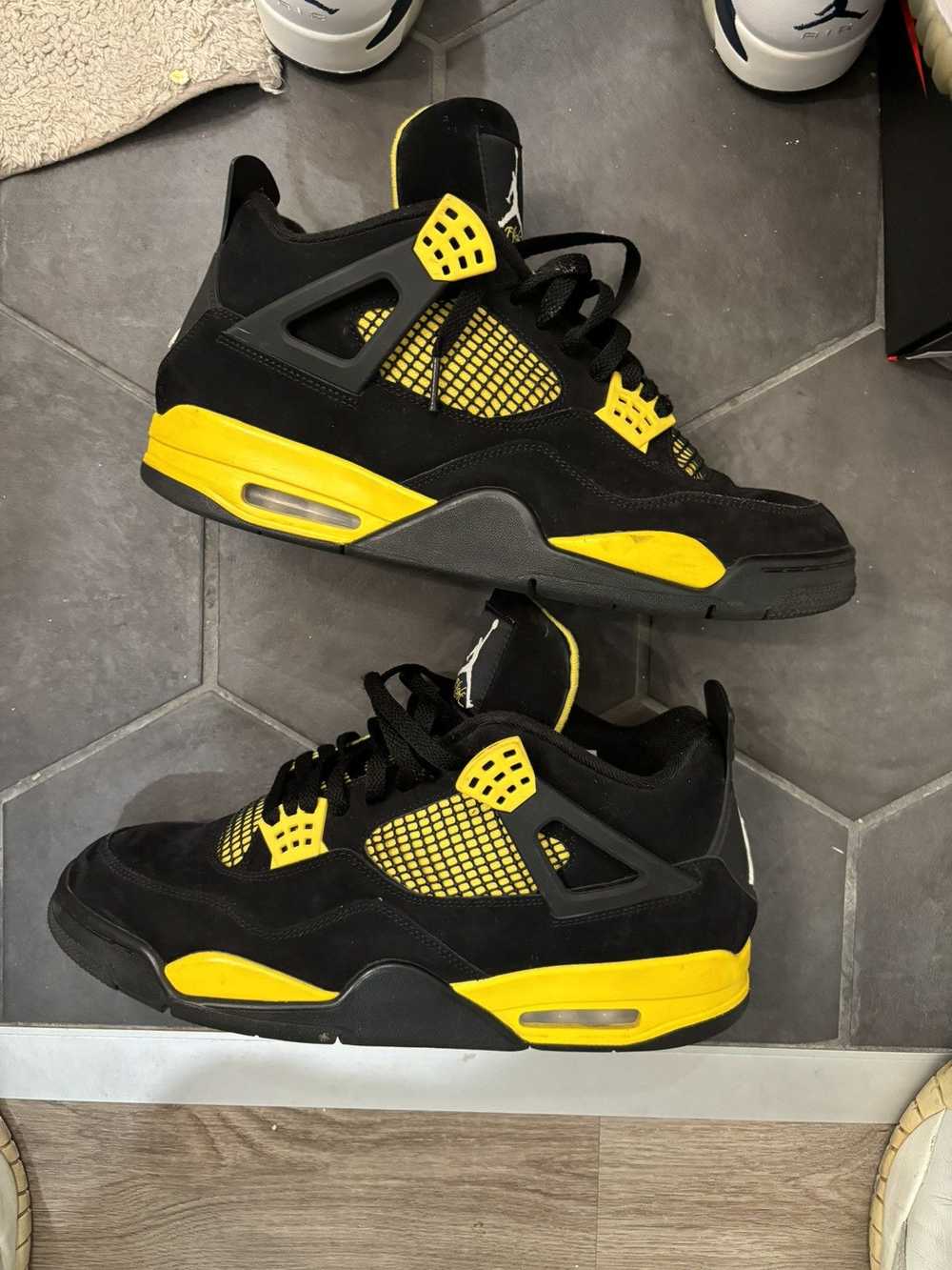 Jordan Brand × Nike Air Jordan 4 retro thunder - image 1