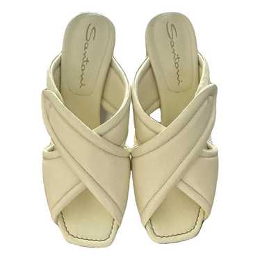 サンダル・ミュール SANTONI LAMINATED NAPPA SANDALS Women's Santoni Sandals and Flip-Flops | Nordstrom