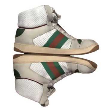 Gucci Screener cloth high trainers - image 1