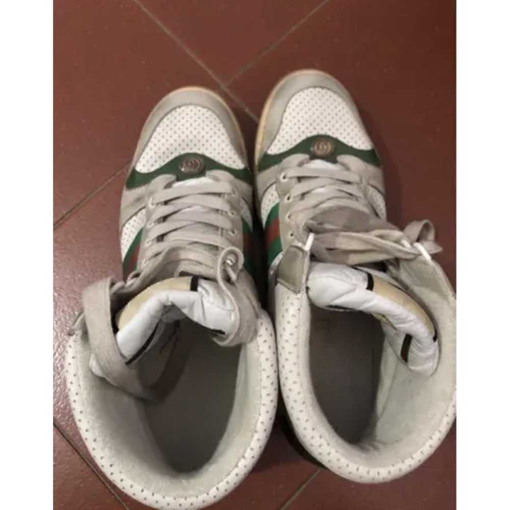 Gucci Screener cloth high trainers - image 2