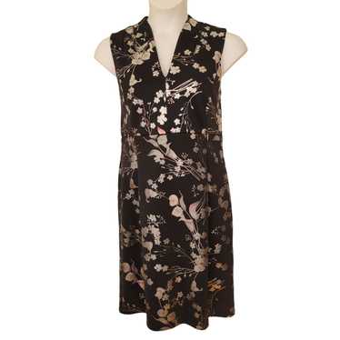 Vintage Stella Julie 14W Metallic Floral Print Sl… - image 1