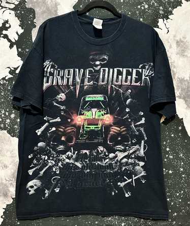 Athletic × Gildan × Vintage Grave Digger shirt