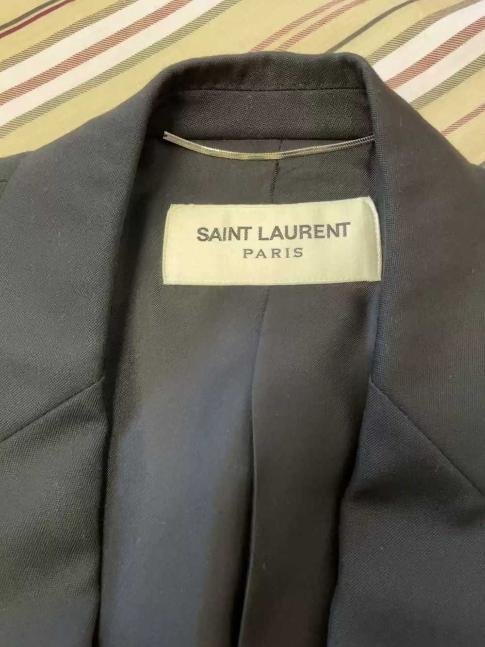 Yves Saint Laurent Saint Laurent Woolen Overcoat … - image 2