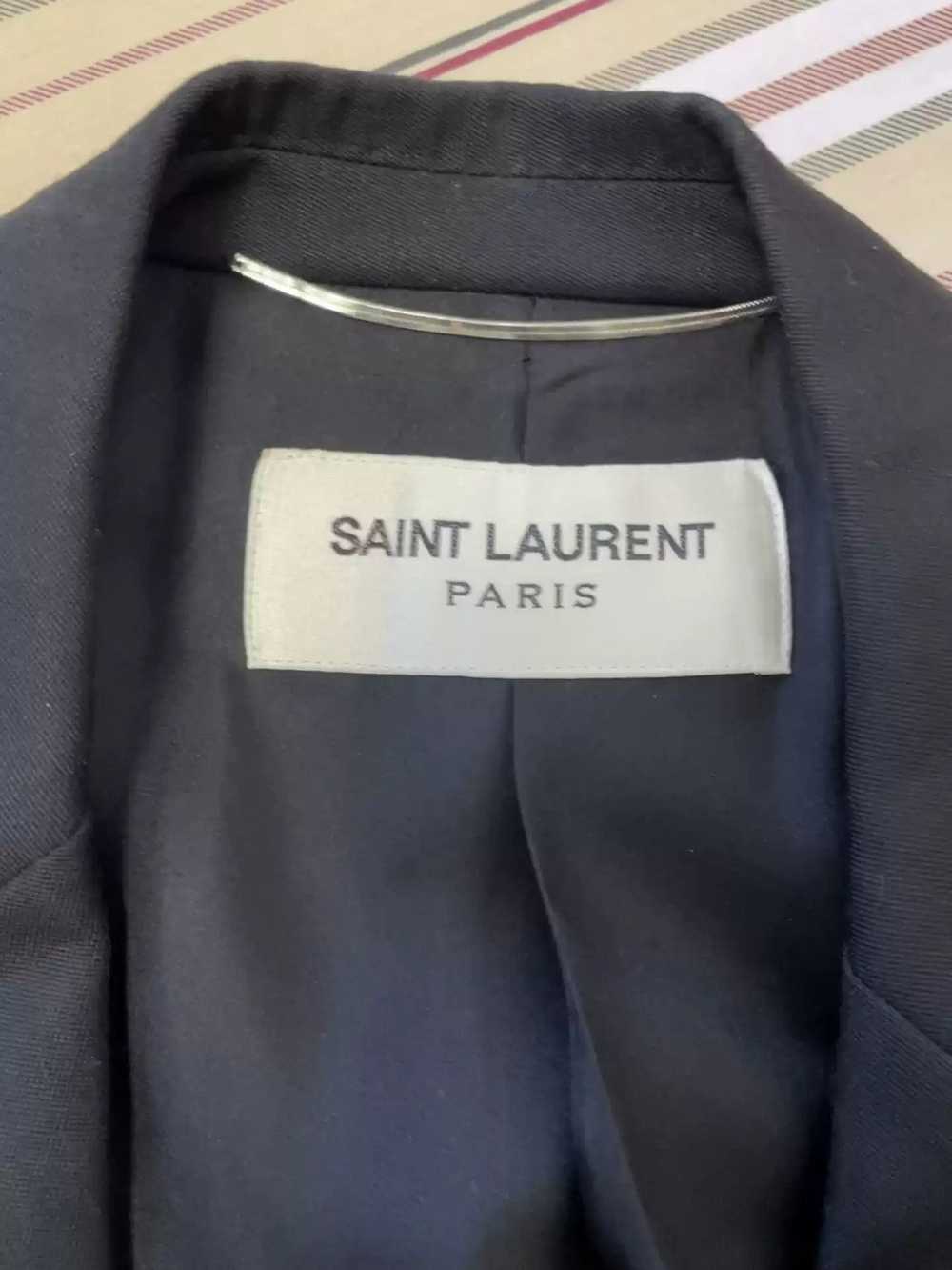 Yves Saint Laurent Saint Laurent Woolen Overcoat … - image 6