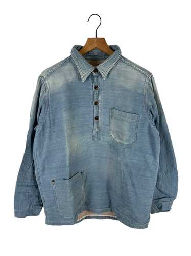 Japanese Brand 68&Brothers Indigo Vintage Wash Shi