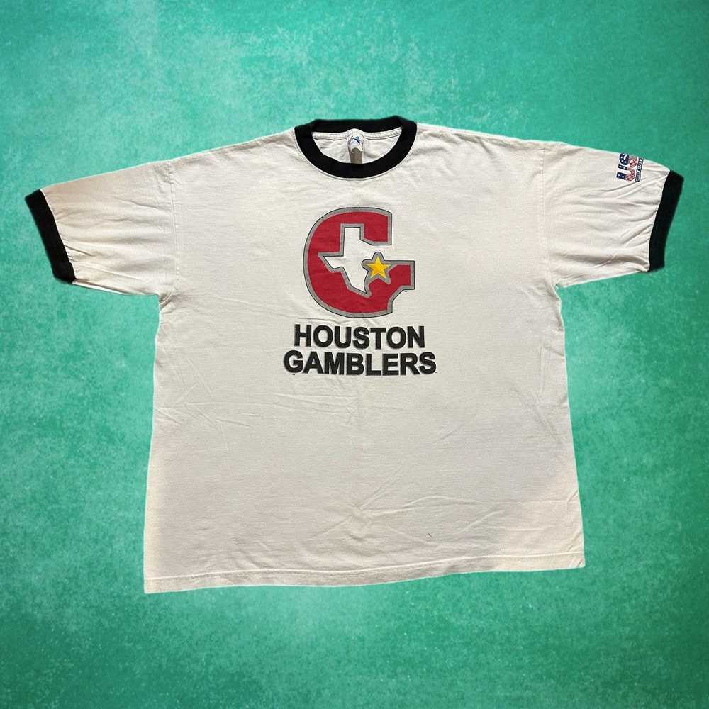 Made In Usa × Majestic × Vintage Vintage Houston … - image 1