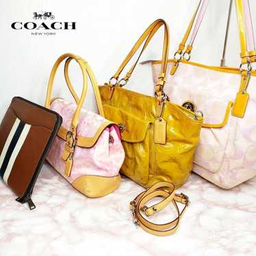 Summary: COACH Signature Shoulder Bag Handbag - image 1