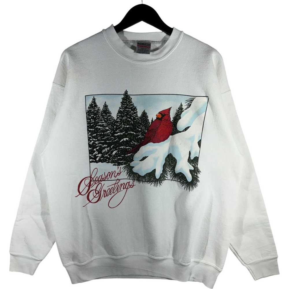 Vintage Vintage Seasons Greetings Winter Crewneck - image 1