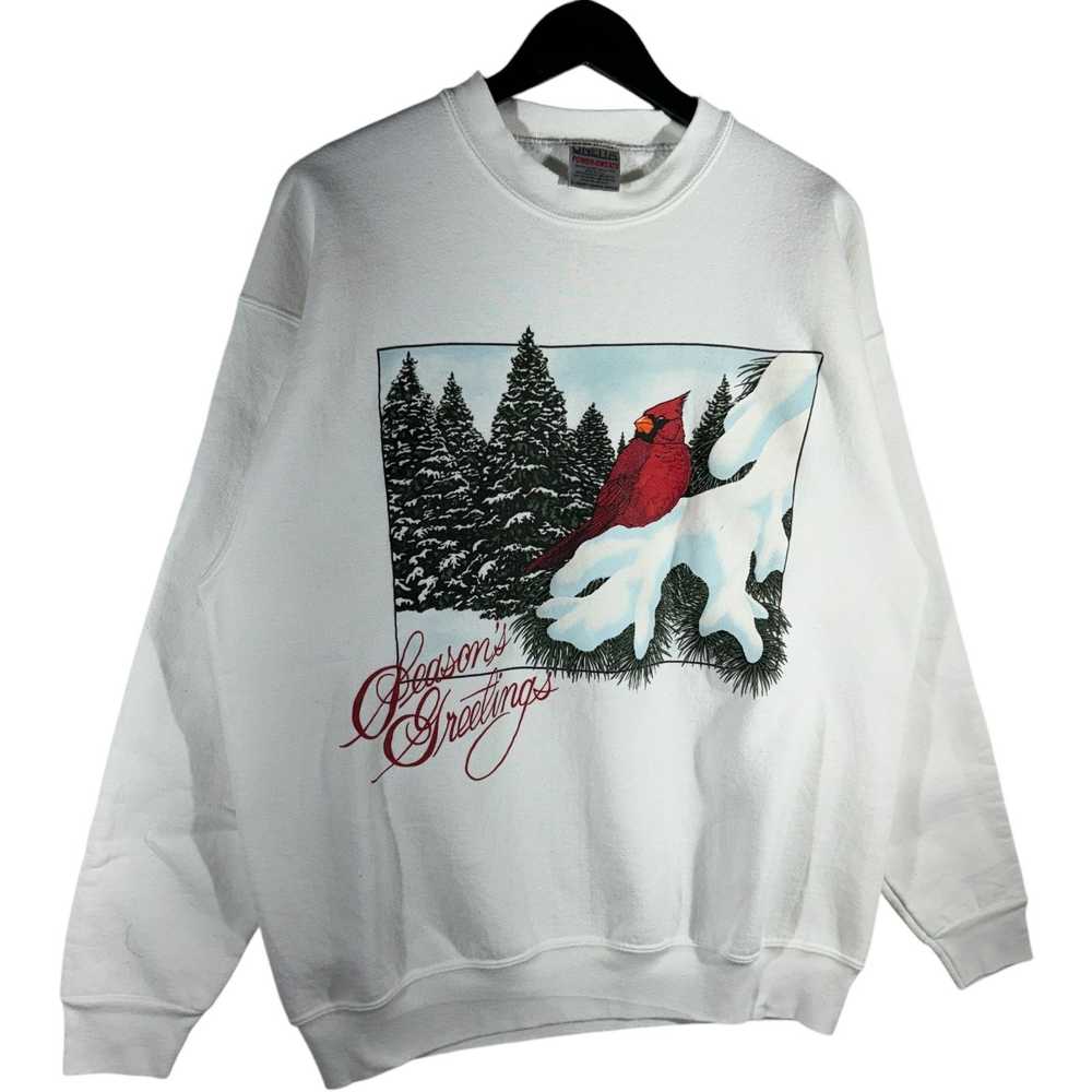 Vintage Vintage Seasons Greetings Winter Crewneck - image 4