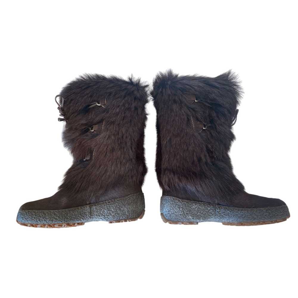 Pajar Pajar Brown Davos Goat Fur Shearling Apres-… - image 3