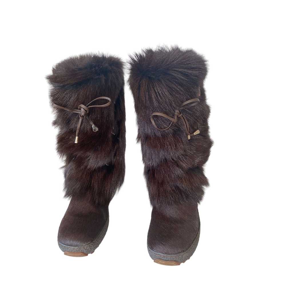 Pajar Pajar Brown Davos Goat Fur Shearling Apres-… - image 8