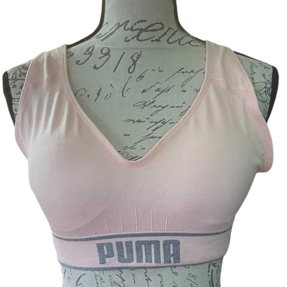 Puma Puma Set Of 2 Sports Bras Pink White Size La… - image 2