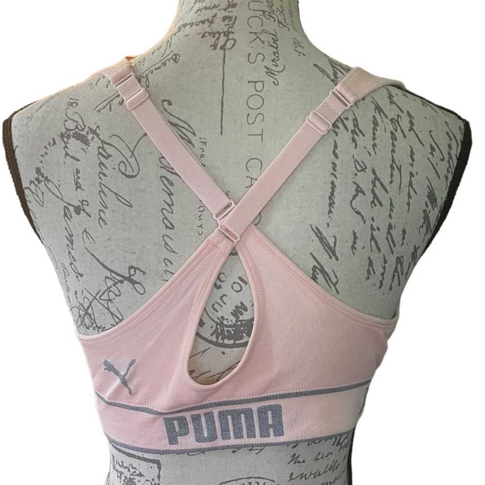 Puma Puma Set Of 2 Sports Bras Pink White Size La… - image 3