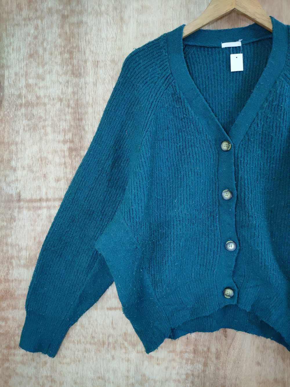 Aran Isles Knitwear × Cardigan × Japanese Brand D… - image 2