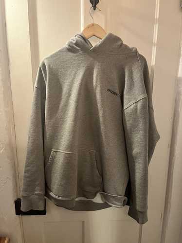 Vetements Grey Logo Vetements Hoodie