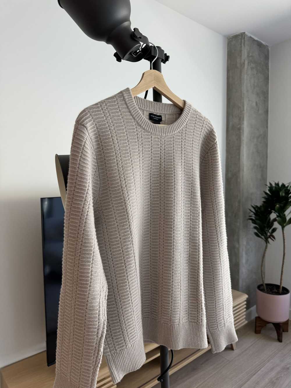 Club Monaco Light Brown Cashmere Sweater - image 1