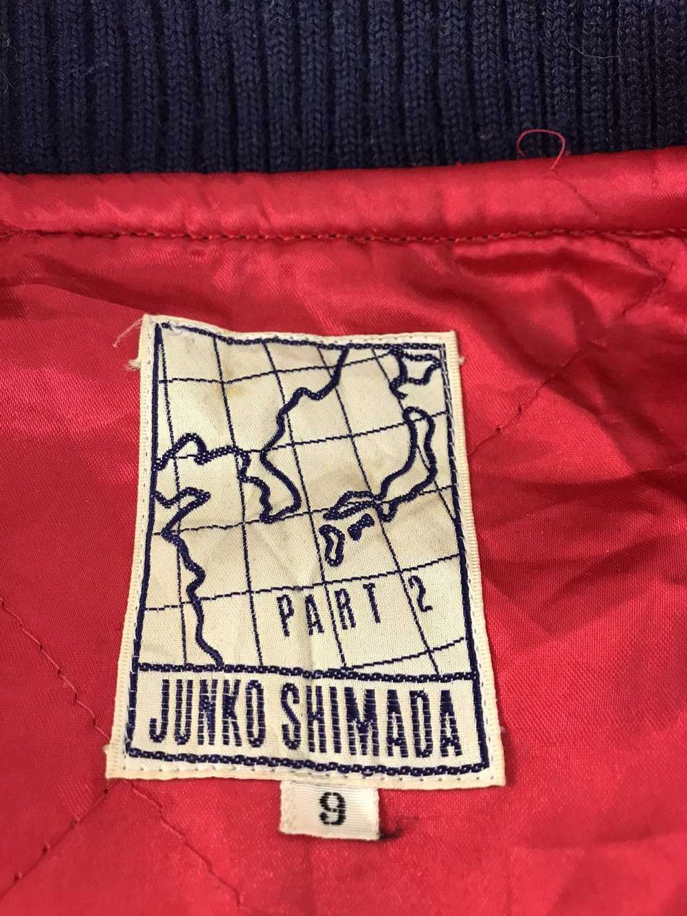 Junko Shimada × Leather × Varsity Jacket Junko Sh… - image 3