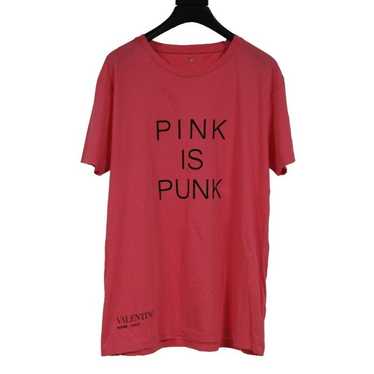 Valentino Pink Is Punk T Shirt Lightly Distressed - image 1