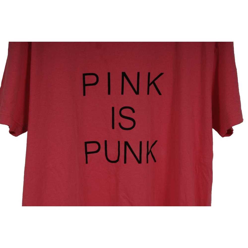 Valentino Pink Is Punk T Shirt Lightly Distressed - image 2