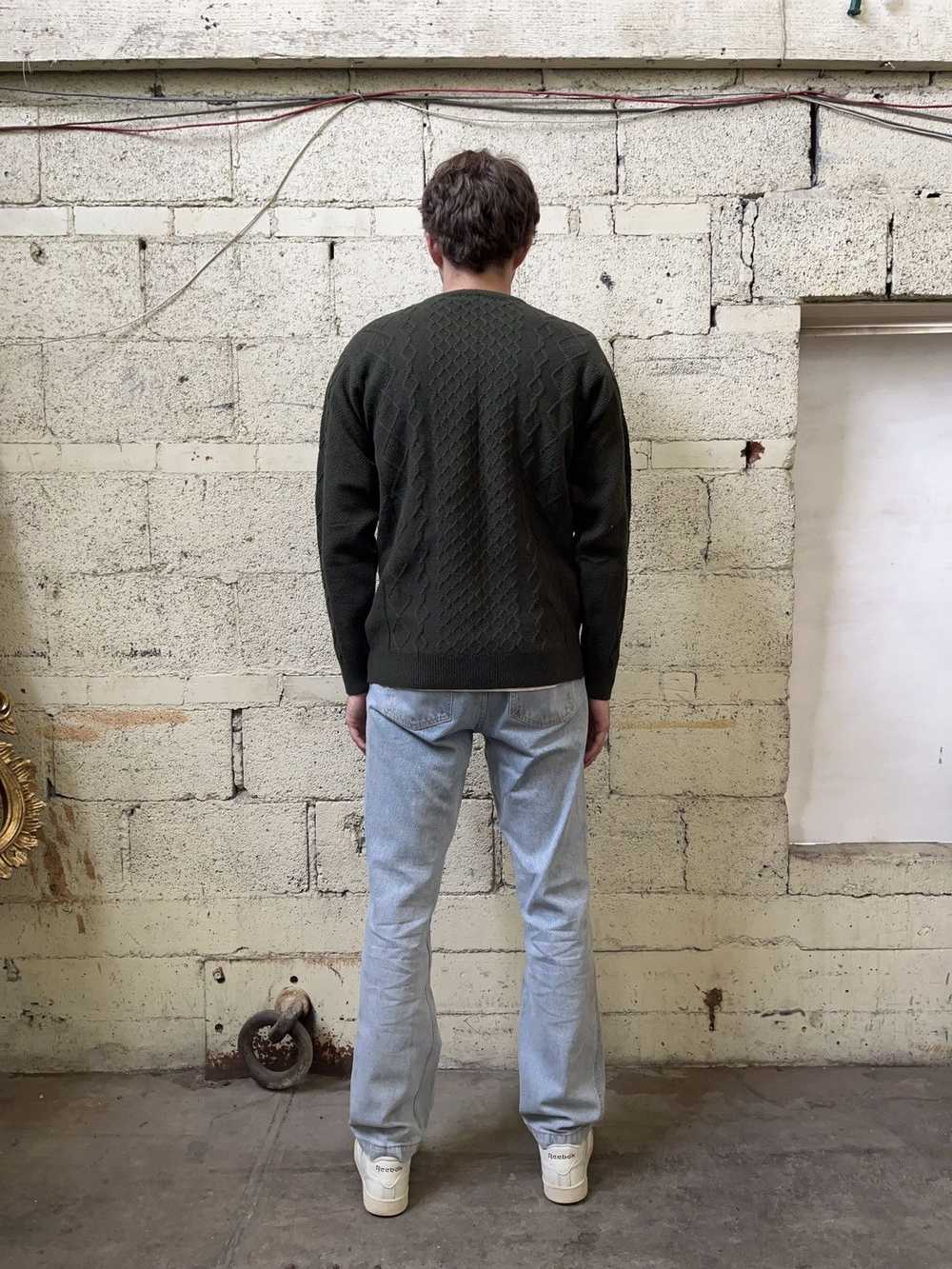 Streetwear × Vintage Cable Knit Sweater - image 5