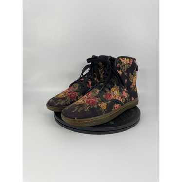 Dr. Martens Shoreditch Floral Canvas Combat Boots… - image 1