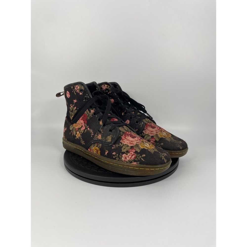 Dr. Martens Shoreditch Floral Canvas Combat Boots… - image 3