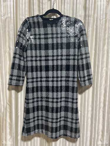 Designer Draper James RSVP Plaid Sequin Mini Dress