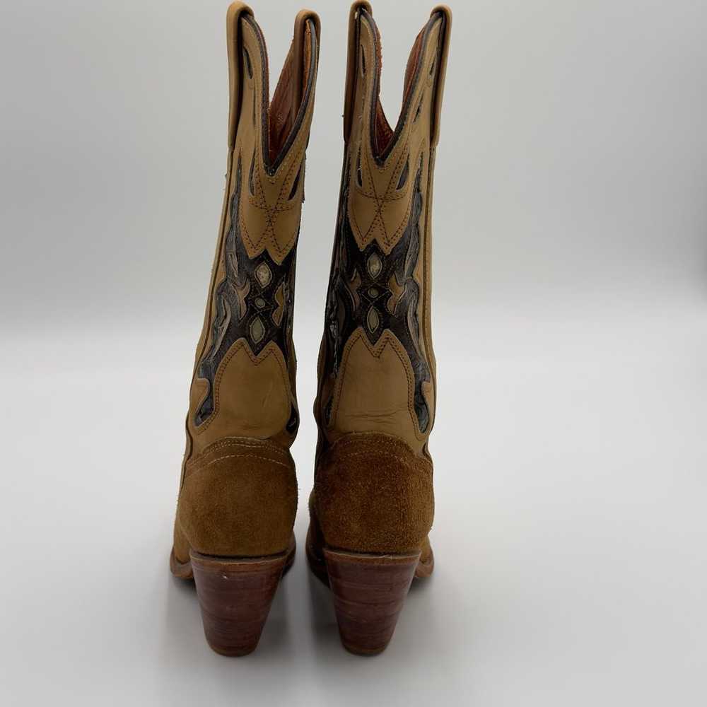 Vintage Miss Capezio Butterfly Boots 7 M Tooled I… - image 5