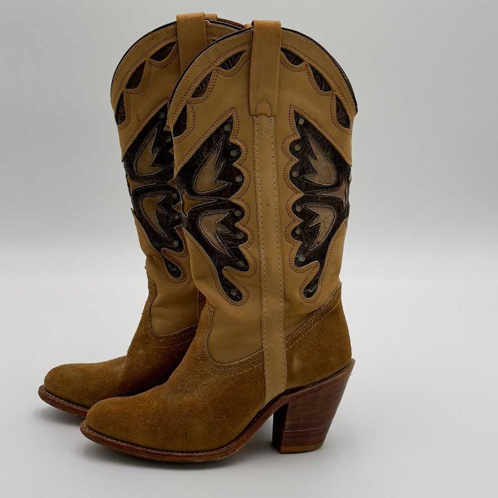 Vintage Miss Capezio Butterfly Boots 7 M Tooled I… - image 6