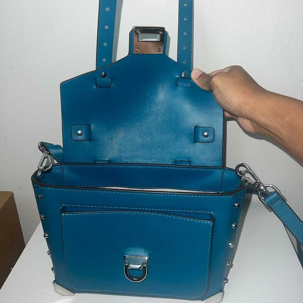 micheal kors teal signature crossbody purses - image 3