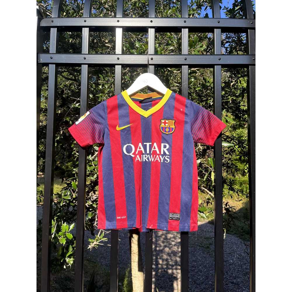 Nike Retro Barcelona Soccer Jersey Ladies XS - image 1