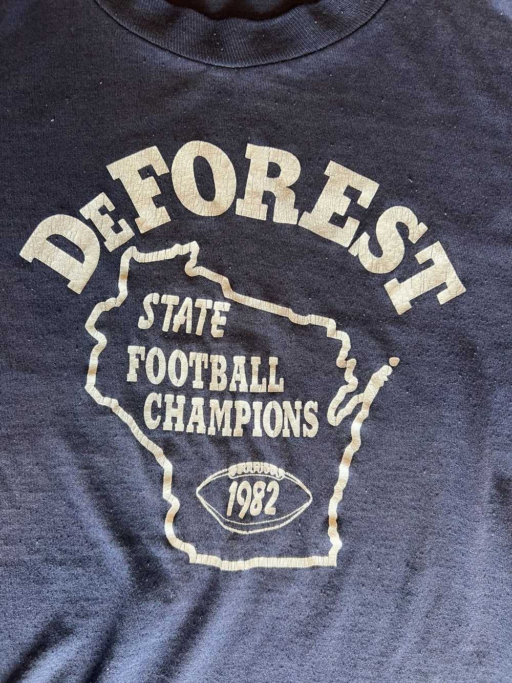 Sportswear 1982 vintage DeForest Wisconsin state … - image 2