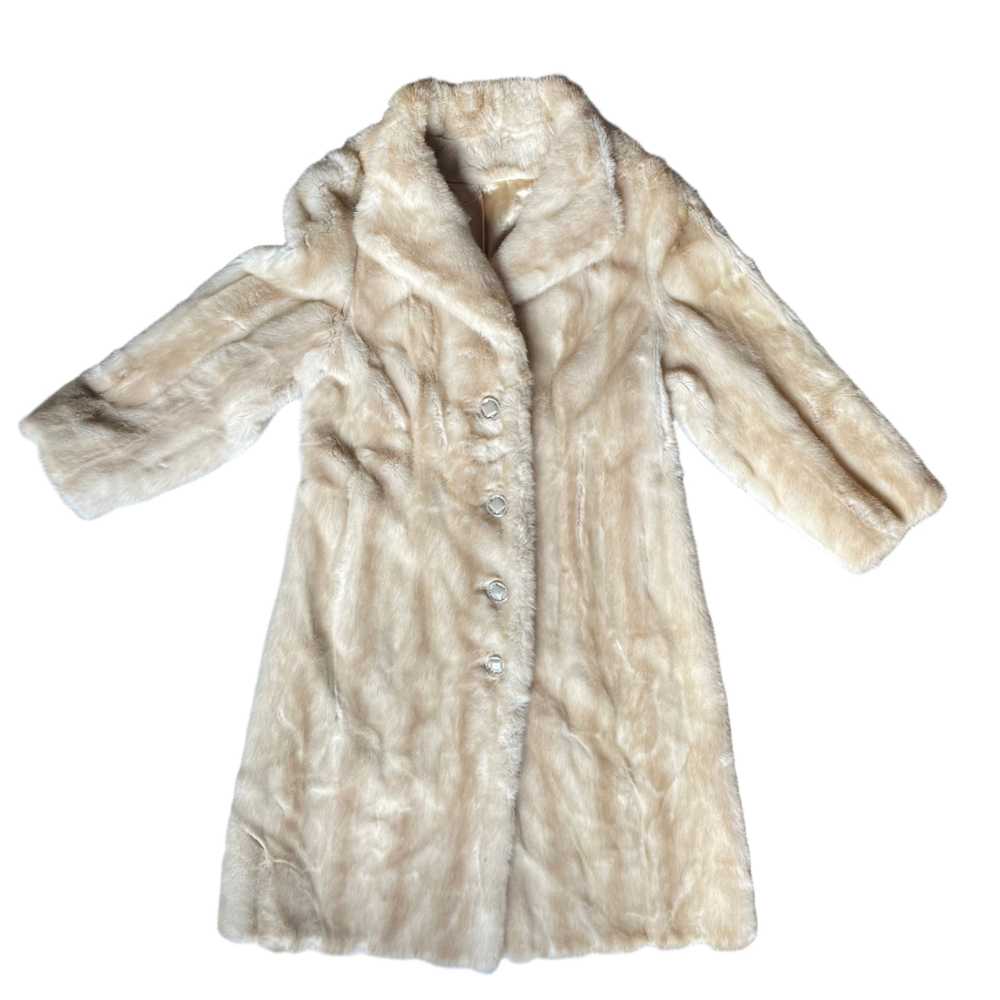 Faux Fur Coat (M) - image 2